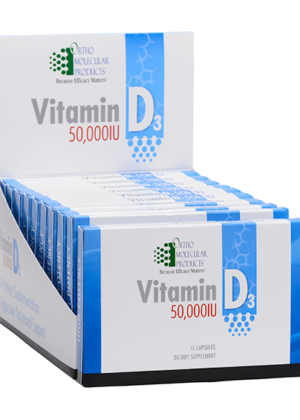 Vitamin D3 50,000 IU 10 packets - 15 capsules per Packet